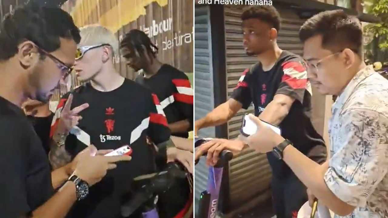 开云官网-😂迪亚洛、加纳乔在吉隆坡骑车不知如何付款，当地球迷慷慨解囊